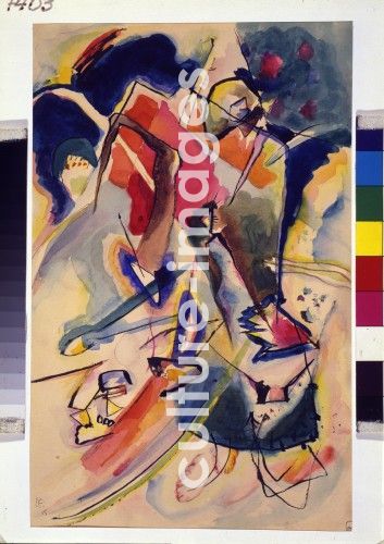 Wassily Wassiljewitsch Kandinsky, Komposition mit einer Frauenfigur