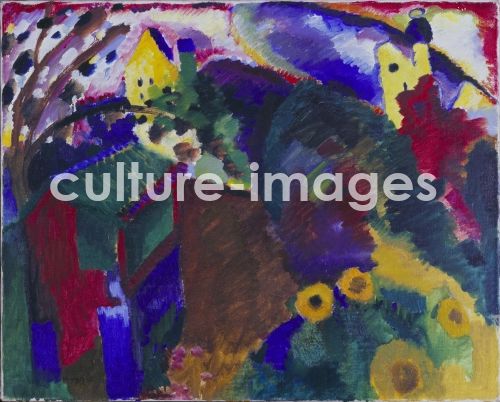Wassily Wassiljewitsch Kandinsky, Murnau, der Garten I