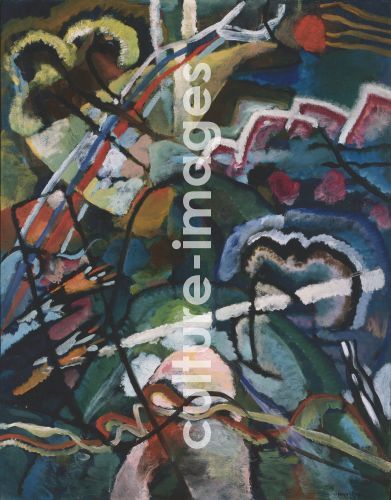 Wassily Wassiljewitsch Kandinsky, Entwurf I zum Bild mit weissem Rand