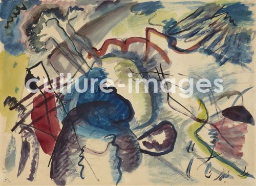 Wassily Wassiljewitsch Kandinsky, Entwurf zum Bild mit weissem Rand