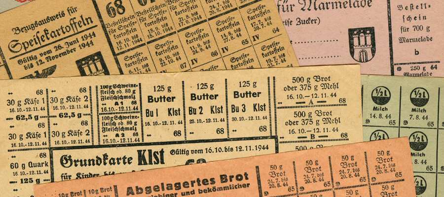 Food Ration Cards - 1940ies