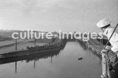 Panama, Panamakanal, Kanal. Aus der Panama, Panamakanal, Kanal. Aus der