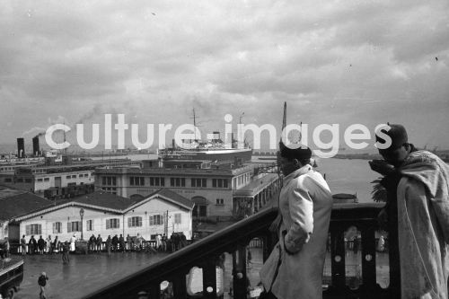 Algerien, Algier, Hafen. Aus der Algerien, Algier, Hafen. Aus der