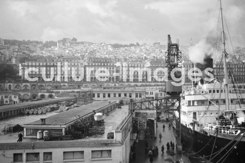 Algerien, Algier, Hafen. Aus der Algerien, Algier, Hafen. Aus der