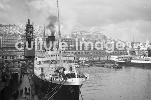 Algerien, Algier, Hafen. Aus der Algerien, Algier, Hafen. Aus der