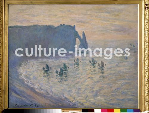 Claude Monet, Die Felsen von Étretat Claude Monet, Die Felsen von Étretat