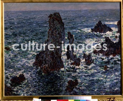 Claude Monet, Felsen in Belle-Ile (Pyramides de Port-Coton, Mer sauvage), Monet, Claude (1840-1926 Claude Monet, Felsen in Belle-Ile (Pyramides de Port-Coton, Mer sauvage), Monet, Claude (1840-1926
