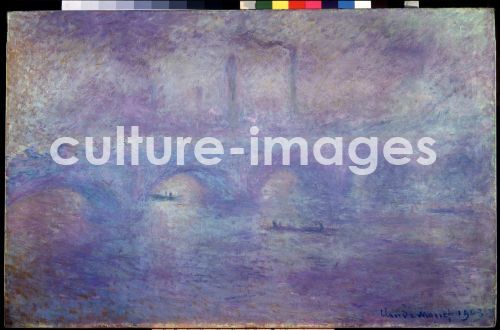 Claude Monet, Waterloo-Bridge. Nebeleffekt, Monet, Claude (1840-1926) Claude Monet, Waterloo-Bridge. Nebeleffekt, Monet, Claude (1840-1926)