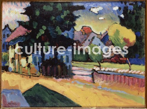 Wassily Wassiljewitsch Kandinsky, Landschaft mit grünem Haus
