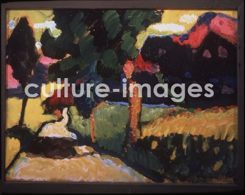 Wassily Wassiljewitsch Kandinsky, Sommerlandschaft Wassily Wassiljewitsch Kandinsky, Sommerlandschaft