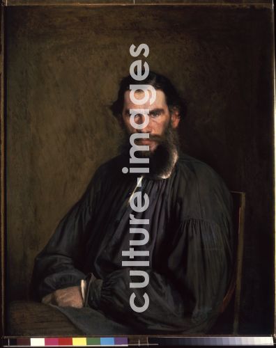Iwan Nikolajewitsch Kramskoi, Porträt des Schriftstellers Leo N. Tolstoi
