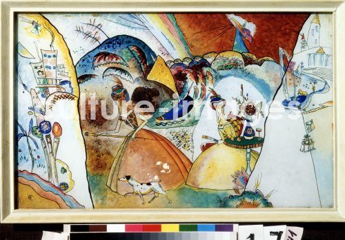 Wassily Wassiljewitsch Kandinsky, Damen in Reifröcken Wassily Wassiljewitsch Kandinsky, Damen in Reifröcken