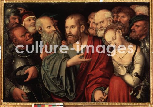 Lucas Cranach der Jüngere, Christus und die Sünderin