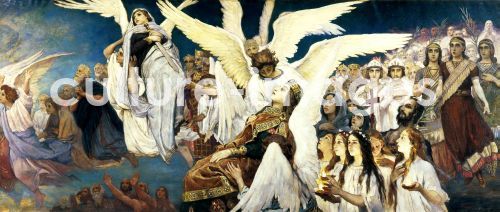 Viktor Michailowitsch Wasnezow, Vor dem Paradies (Rechter Teil), Wasnezow, Viktor Michailowitsch (1848-1926) Viktor Michailowitsch Wasnezow, Vor dem Paradies (Rechter Teil), Wasnezow, Viktor Michailowitsch (1848-1926)