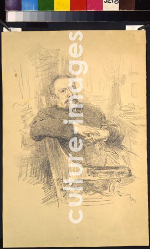 Ilja Jefimowitsch Repin, Porträt des Schriftstellers Nikolai Leskow