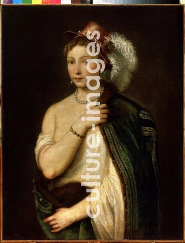 Tizian, Bildnis einer jungen Dame