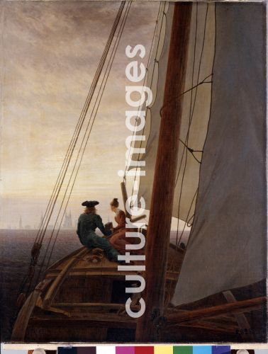 Caspar David Friedrich, Auf dem Segler Caspar David Friedrich, Auf dem Segler
