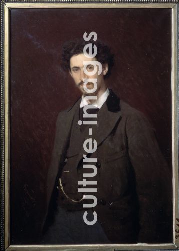 Iwan Nikolajewitsch Kramskoi, Porträt des Malers Ilja E. Repin Iwan Nikolajewitsch Kramskoi, Porträt des Malers Ilja E. Repin