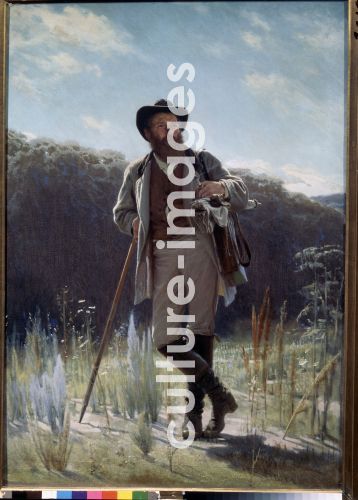 Iwan Nikolajewitsch Kramskoi, Porträt des Malers Iwan Schischkin