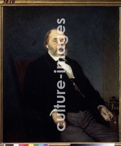 Iwan Nikolajewitsch Kramskoi, Porträt des Schriftstellers Iwan Gontscharow