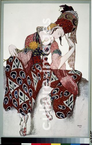 Léon Bakst, Iskander. Kostümentwurf zum Ballett La Péri von P. Ducas, Bakst, Léon (1866-1924)