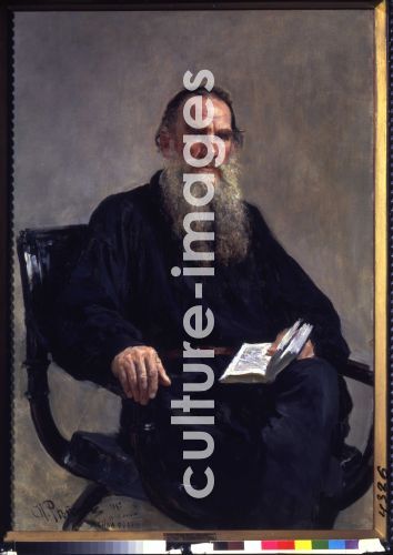 Ilja Jefimowitsch Repin, Porträt des Schriftstellers Leo N. Tolstoi