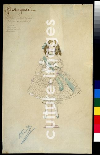 Léon Bakst, Kostümentwurf zum Ballett Die Puppenfee von J. Bayer, Bakst, Léon (1866-1924)