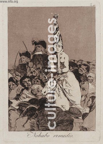 Nohubo remedio. (Nothing could be done about it). Plate 24 from the series Los Caprichos Nohubo remedio. (Nothing could be done about it). Plate 24 from the series Los Caprichos