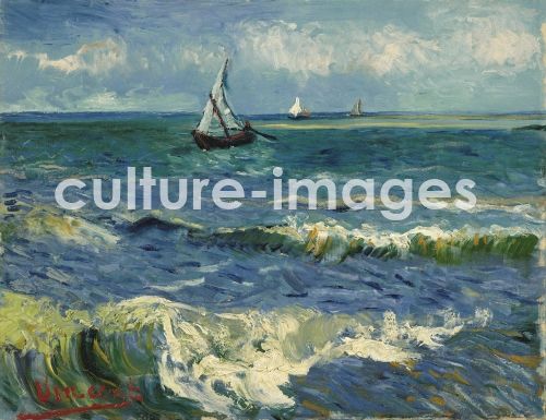 Vincent van Gogh, Seelandschaft in der Nähe von Saintes-Maries-de-la-Mer Vincent van Gogh, Seelandschaft in der Nähe von Saintes-Maries-de-la-Mer