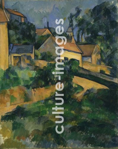 Paul Cézanne, Straßenkurve in Montgeroult