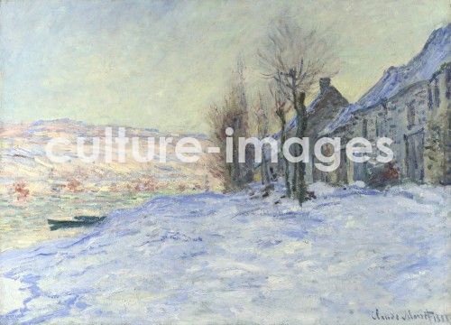Claude Monet, Lavacourt unter Schnee Claude Monet, Lavacourt unter Schnee