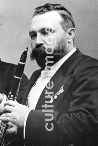 Klarinettist Richard Mühlfeld (1856-1907)