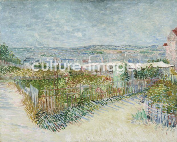 Vincent van Gogh, Montmartre behind the Moulin de la Galette Vincent van Gogh, Montmartre behind the Moulin de la Galette