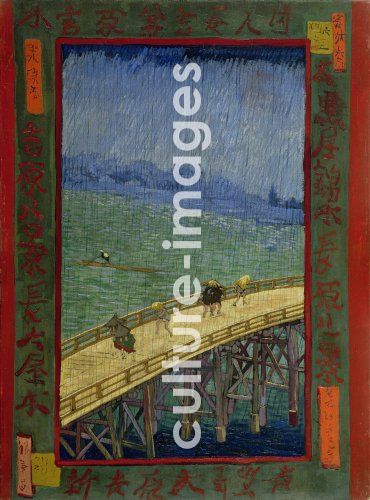 Vincent van Gogh, Bridge in the rain (after Hiroshige) Vincent van Gogh, Bridge in the rain (after Hiroshige)