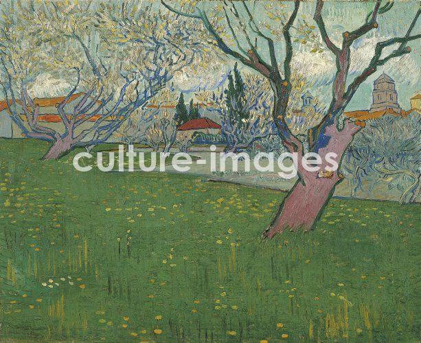 Vincent van Gogh, Orchards in blossom, view of Arles Vincent van Gogh, Orchards in blossom, view of Arles