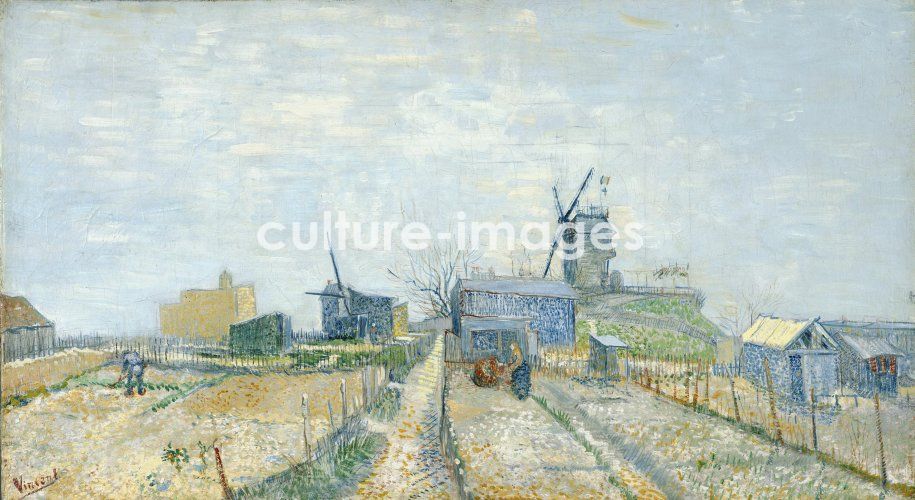 Vincent van Gogh, Vegetable Gardens at Montmartre Vincent van Gogh, Vegetable Gardens at Montmartre