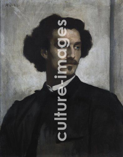 Anselm Feuerbach, Self-Portrait Anselm Feuerbach, Self-Portrait