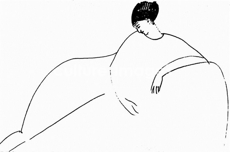 Amedeo Modigliani, Anna Achmatowa Amedeo Modigliani, Anna Achmatowa
