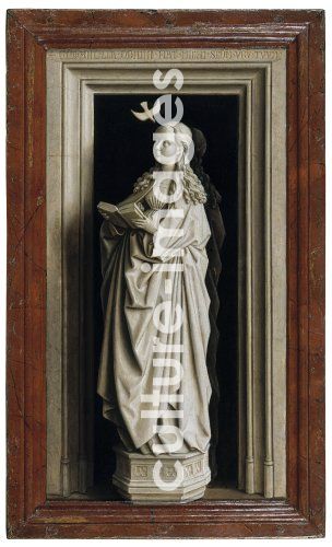 Jan van Eyck, Die Verkündigung (Diptychon, rechte Tafel)