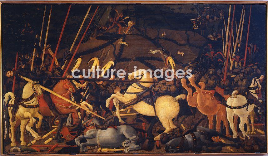 Paolo Uccello, Die Schlacht von Romano (Szene: Der Sieg über Bernardino della Ciarda)