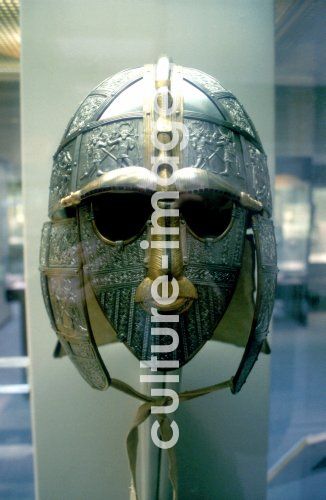 Anglo-Saxon helmet part of the