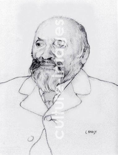 Léon Bakst, Porträt des Komponisten Mili A. Balakirew (1837-1910).