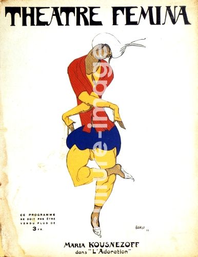 Léon Bakst, Plakat zum Ballett Das Frühlingsopfer