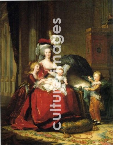 Marie Louise Elisabeth Vigée-Lebrun, Marie Antoinette und ihre Kinder