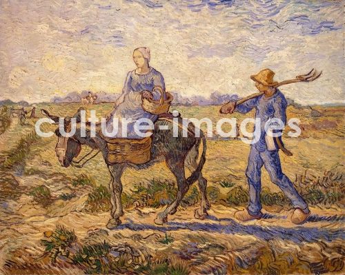Vincent van Gogh, Morgen, Auf dem Weg zur Arbeit Vincent van Gogh, Morgen, Auf dem Weg zur Arbeit