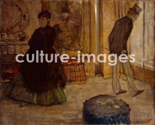 Edgar Degas, Interieur mit zwei Figuren Edgar Degas, Interieur mit zwei Figuren