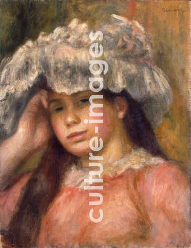Pierre Auguste Renoir, Mädchen mit einem Hut