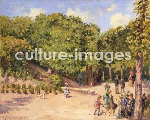 Camille Pissarro, Stadtpark in Pontoise