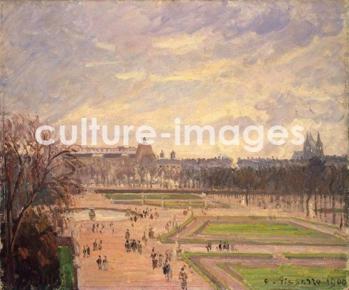 Camille Pissarro, Der Jardin des Tuileries Camille Pissarro, Der Jardin des Tuileries