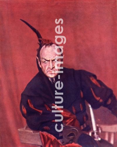 Fjodor Schaljapin als Mephistopheles in der Oper Faust von Charles Gounod Fjodor Schaljapin als Mephistopheles in der Oper Faust von Charles Gounod